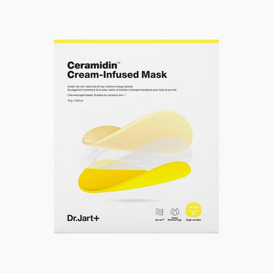 Dr.Jart+ CERAMIDIN CREAM - INFUSED MASK 18g - 5pcs - Komiko Beauty