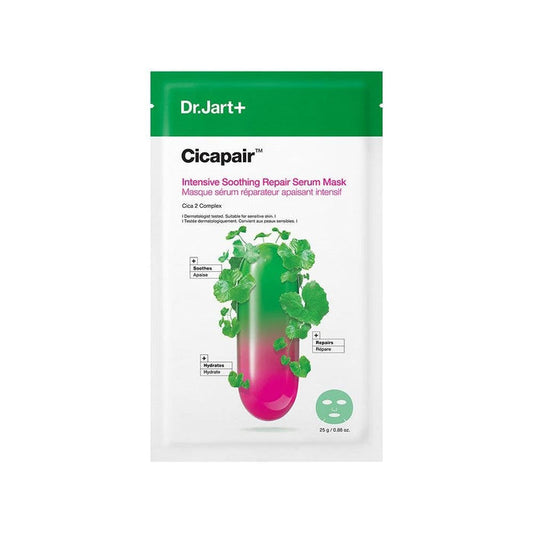 Dr.Jart+ Cicapair INTENSIVE SOOTHING REPAIR SERUM MASK 25g 1ea - Komiko Beauty