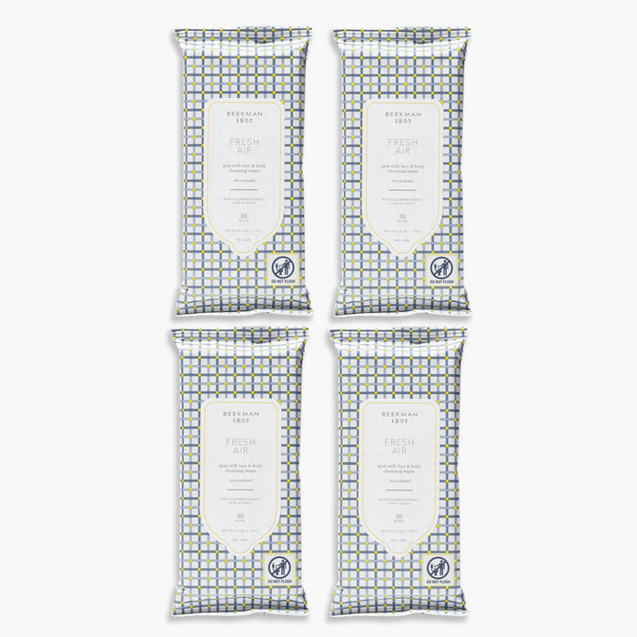 Fresh Air Wipes Set of 4