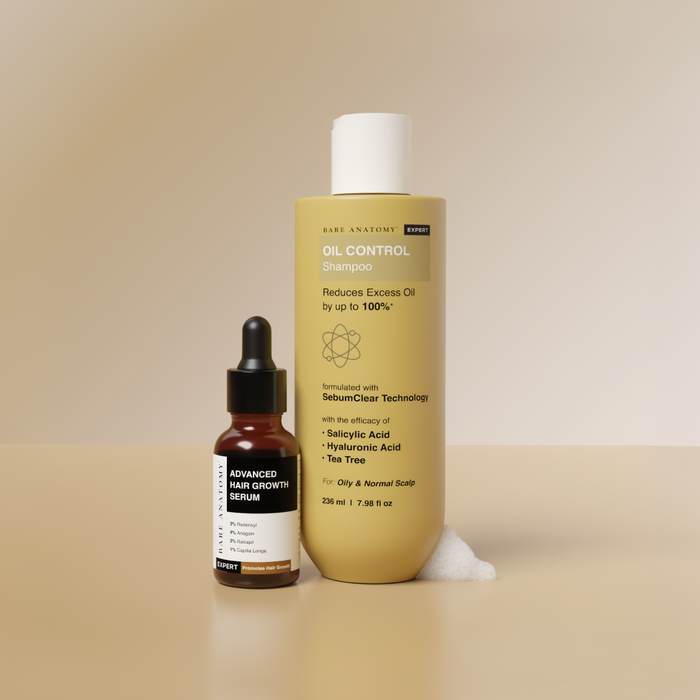 Fresh Scalp Hair Growth Combo | Hair Growth Serum 30 ml & Oil Control Shampoo 236 ml