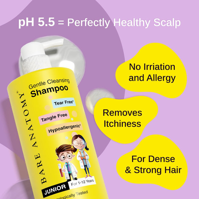 Gentle Cleansing Kids Shampoo With Almond Oil & Coconut Milk Protein- 750 ml