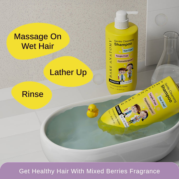 Gentle Cleansing Kids Shampoo With Almond Oil & Coconut Milk Protein- 750 ml