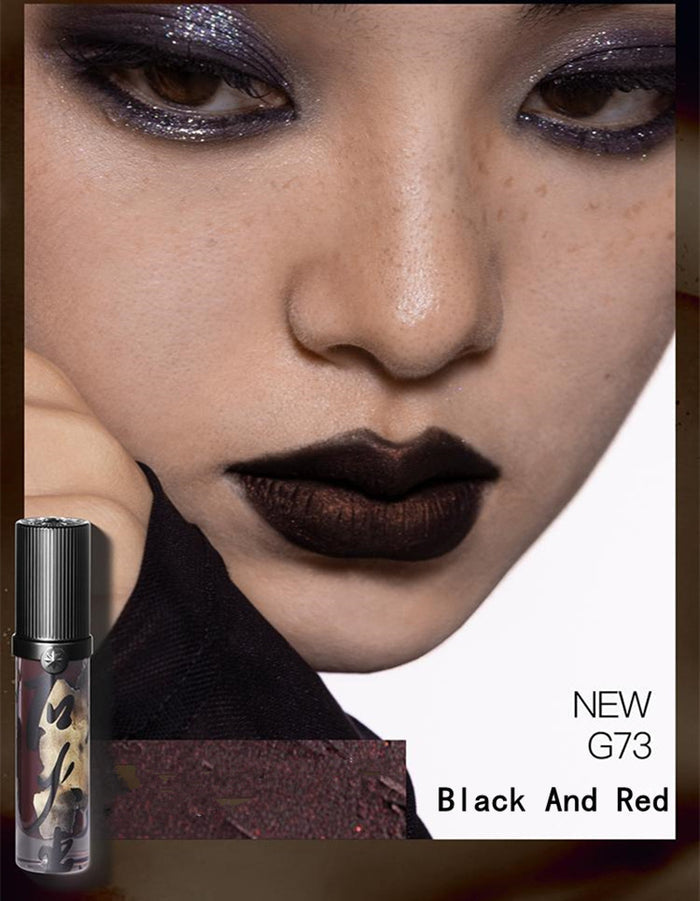 Girlcult Four Great Inventions Lip Glaze G73 Black And Red T4553
