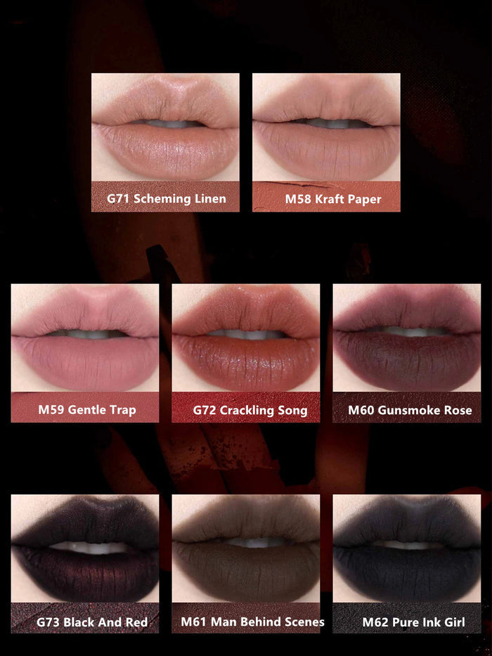 Girlcult Four Great Inventions Lip Glaze G73 Black And Red T4553