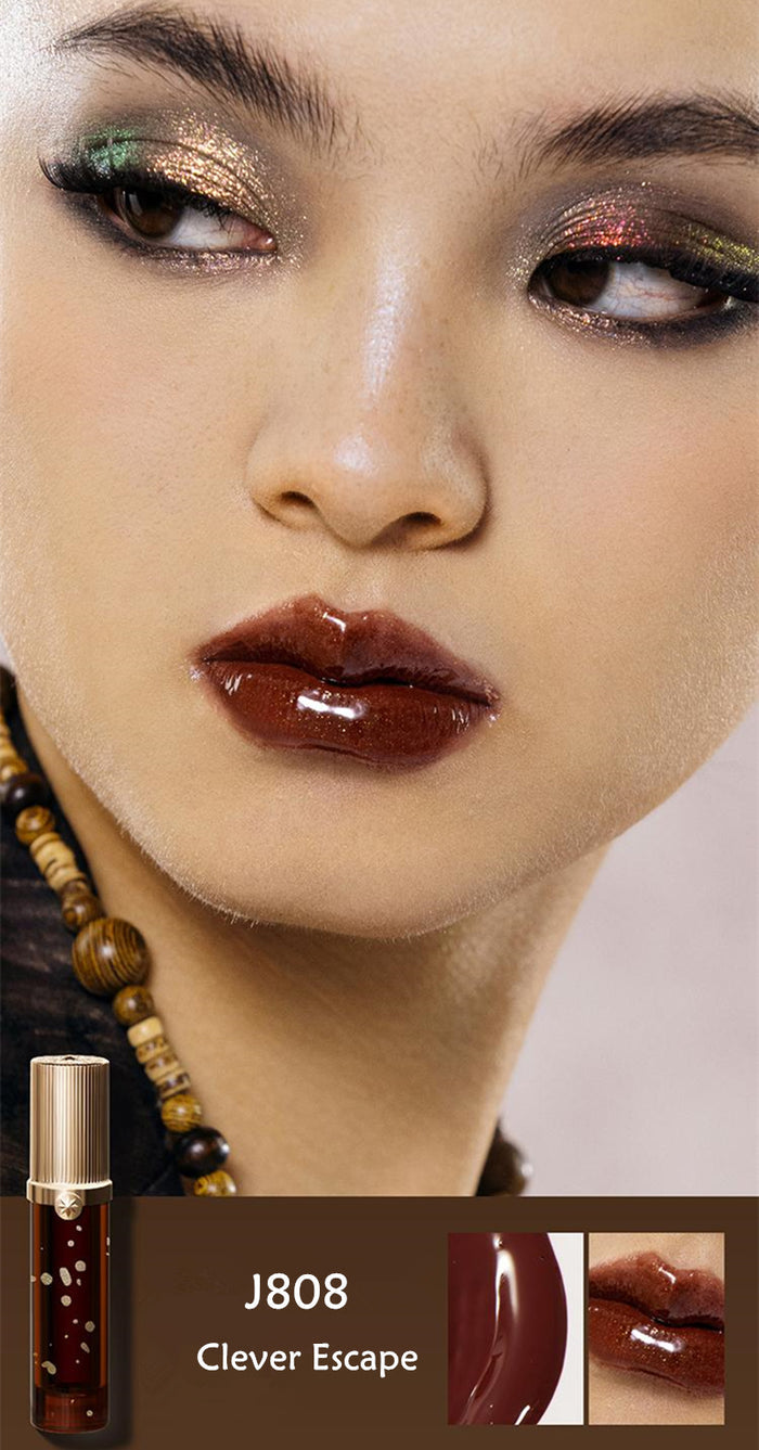 Girlcult Gold Digger Belle Shimmer Mirror Lip Glaze J808 Clever Escape T4548