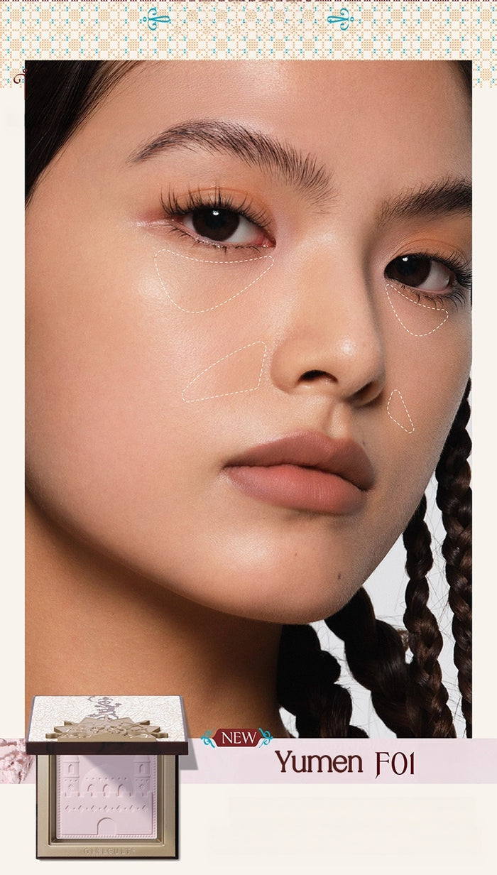 Girlcult Loulan Hippie Collection Multi-use Highlighter Powder T5961