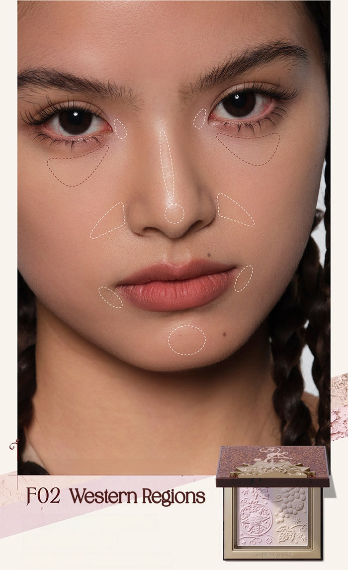 Girlcult Loulan Hippie Collection Multi-use Highlighter Powder T5961