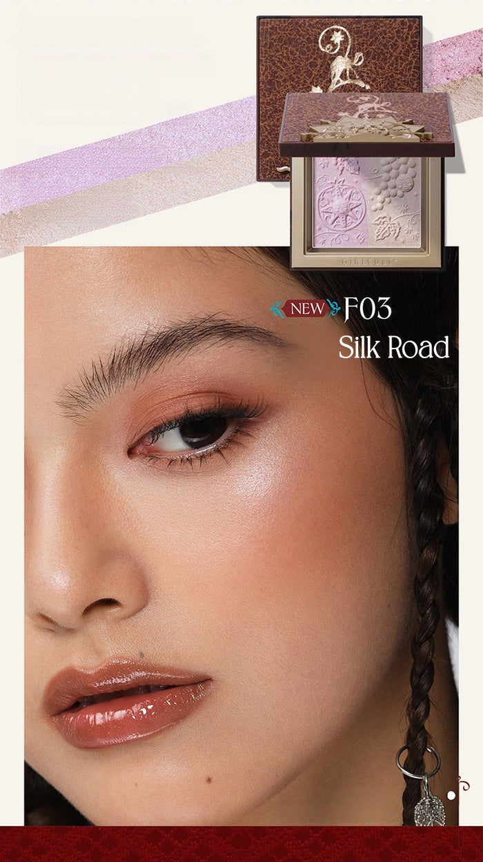 Girlcult Loulan Hippie Collection Multi-use Highlighter Powder T5961