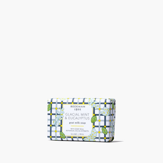 Glacial Mint & Eucalyptus Palm-Sized Goat Milk Soap