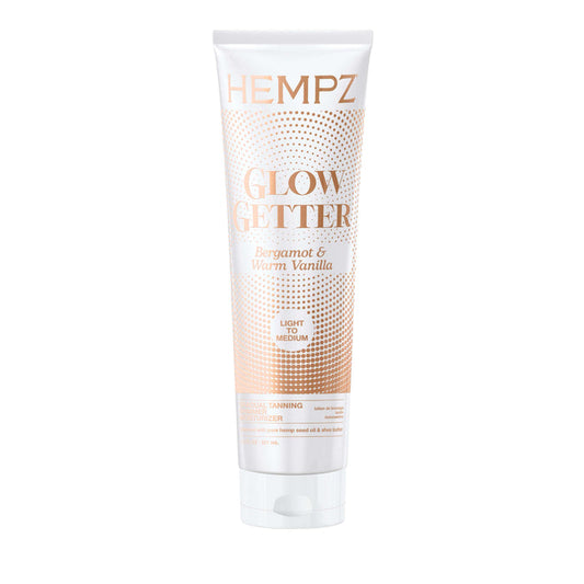 Hempz Glow Getter Daily Gradual Tanning Moisturizer With Shimmer, Light-Medium