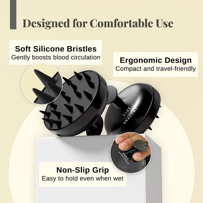 Hair Growth Serum (30 ml | Pack of 2) & Scalp Massager Hair Growth Combo