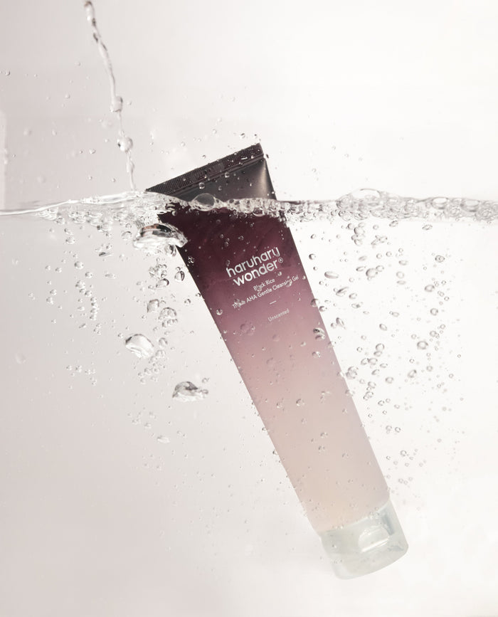 haruharuwonder Black Rice Triple AHA Gentle Cleansing Gel Unscented 100ml - Komiko Beauty