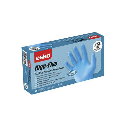 "High Five" Sensor Touch Nitrile Gloves | Carton of 10
