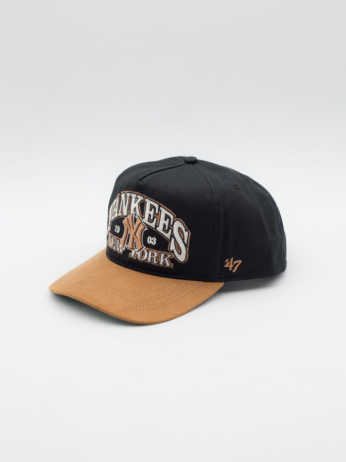 HITCH Brentwood Suede New York Yankees Snapback Black