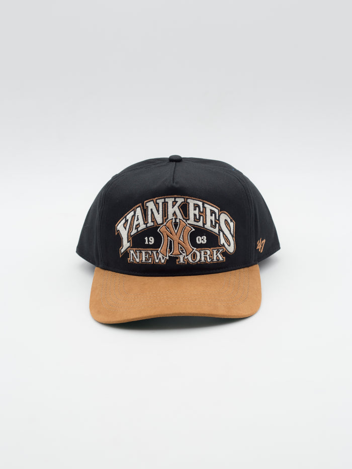 HITCH Brentwood Suede New York Yankees Snapback Black