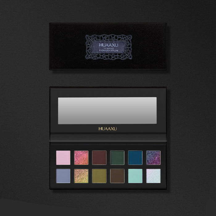 HUAXU Velvet Collection 12-color Chameleon Eyeshadow Palette T4213