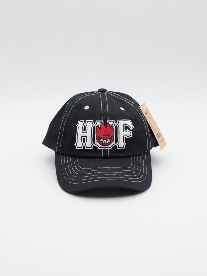 HUF x Spitfire Union Dad Hat Black