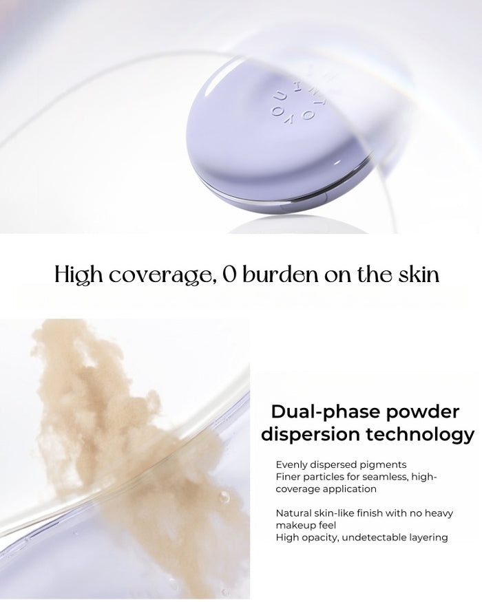 INTO YOU Long-wear Concealer Purple Air Cushion Foundation T4883