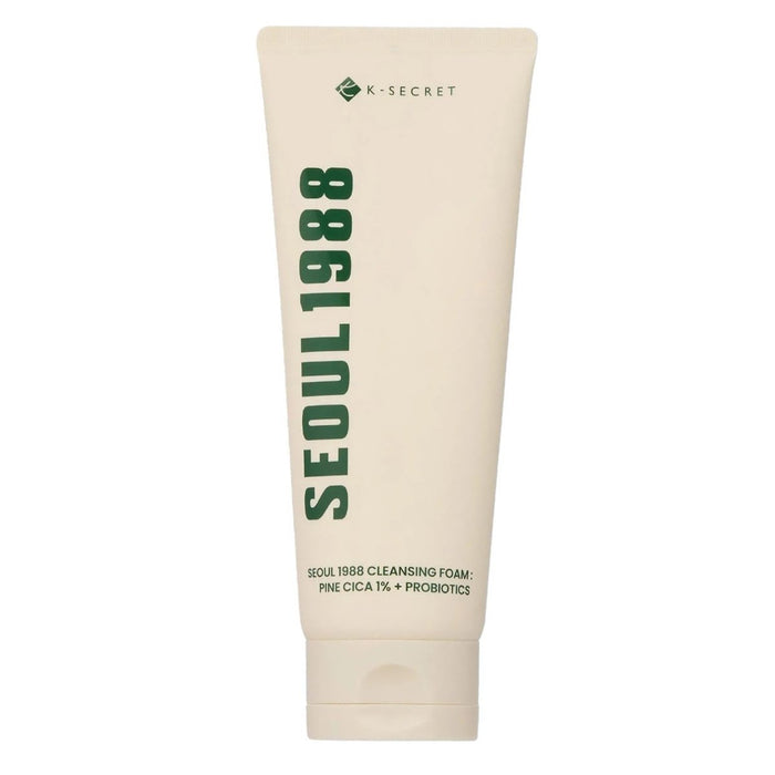 K-Secret SEOUL 1988 Cleansing Foam : Pine Cica 1% + Probiotics 150ml | GlamTouch UK