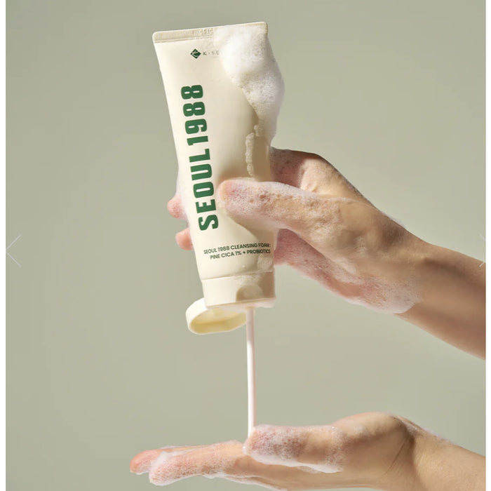 K-Secret SEOUL 1988 Cleansing Foam : Pine Cica 1% + Probiotics 150ml | GlamTouch UK