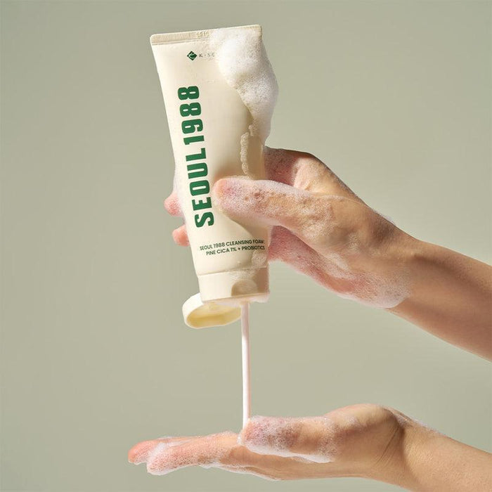 [K-SECRET] Seoul 1988 Cleansing Foam: Pine Cica 1% + Probiotics 150ml - Ballagrio
