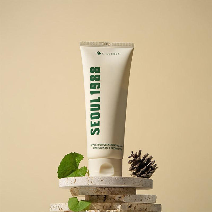 [K-SECRET] Seoul 1988 Cleansing Foam: Pine Cica 1% + Probiotics 150ml - Ballagrio