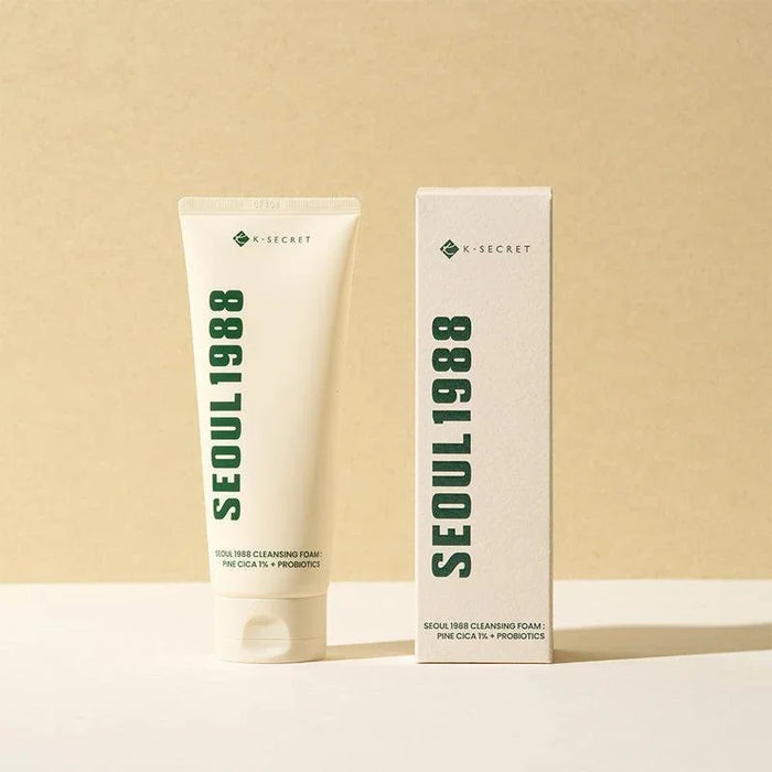 [K-SECRET] Seoul 1988 Cleansing Foam: Pine Cica 1% + Probiotics 150ml - Ballagrio