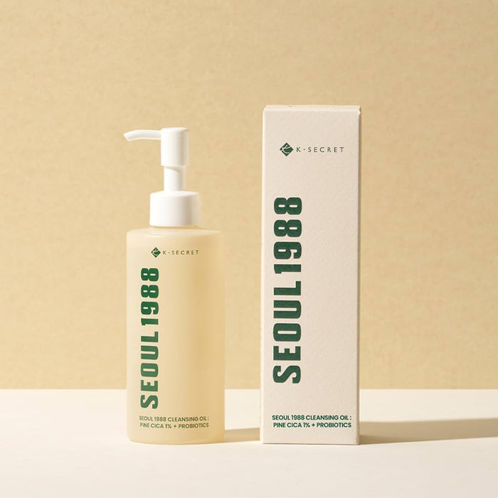 K-Secret SEOUL 1988 Cleansing Oil : Pine Cica 1% + Probiotics 200ml | GlamTouch UK