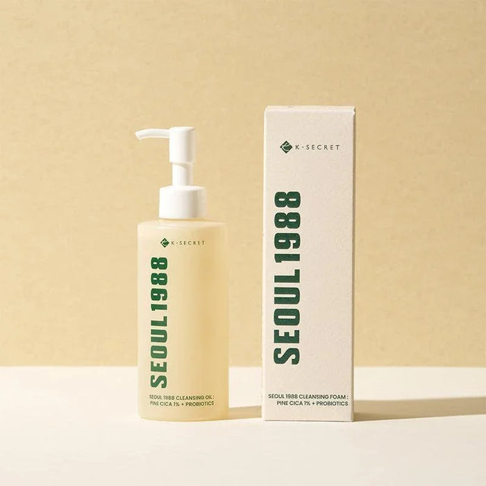 [K-SECRET] Seoul 1988 Cleansing Oil: Pine Cica 1% + Probiotics 200ml - Ballagrio