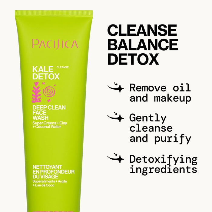 Kale Detox Deep Cleaning Face Wash - Pacifica