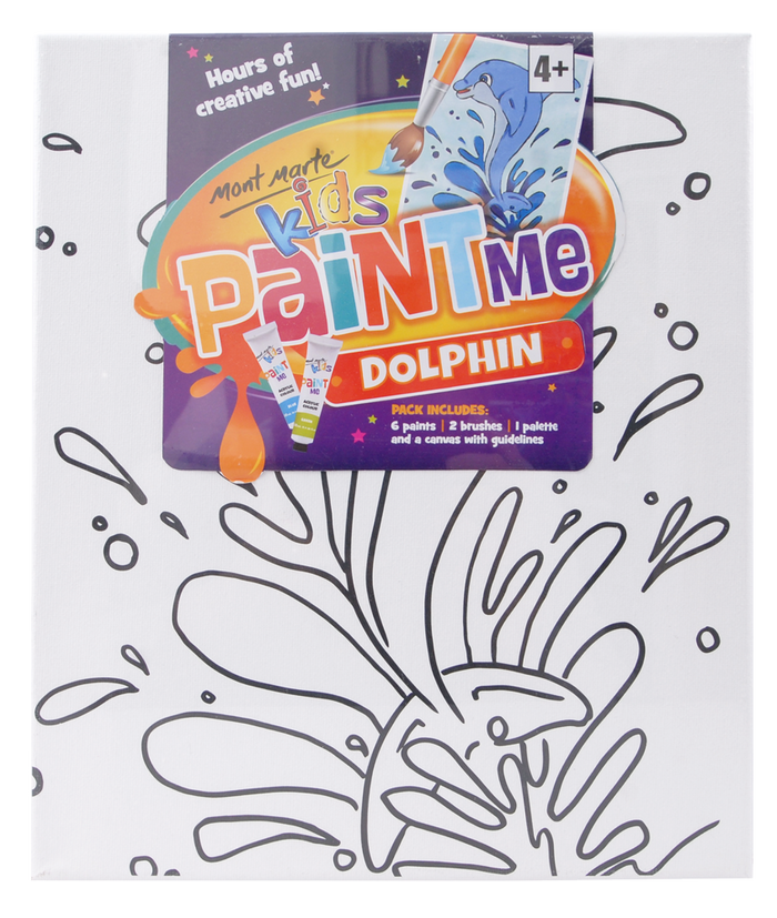 Kids Paint Me Canvas Set 10pc