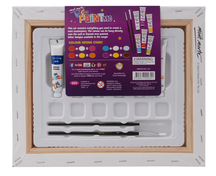 Kids Paint Me Canvas Set 10pc