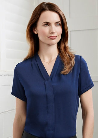 Ladies Madison Short Sleeve Blouse | S628LS