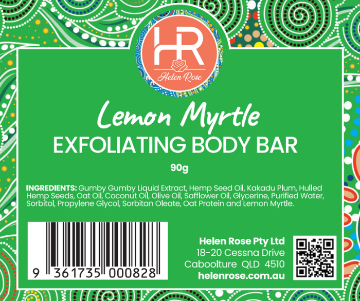 Lemon Myrtle Exfoliating Body Bar