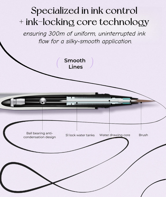 Little Ondine Long-wear Slim Silky Eyeliner Pen T4762