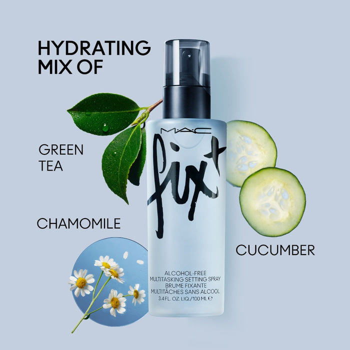 M.A.C Prep + Prime Fix+ (Alcohol Free) Setting Spray - Original (Makeup Fixer) With Green Tea (30ml)