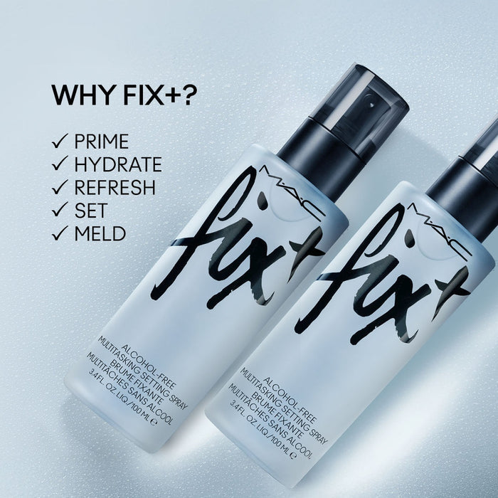 M.A.C Prep + Prime Fix+ (Alcohol Free) Setting Spray - Original (Makeup Fixer) With Green Tea (30ml)
