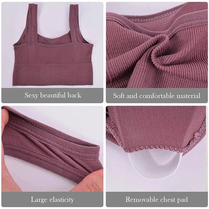 Mandotos Breathable Push Up Sports Bra/Yoga Top