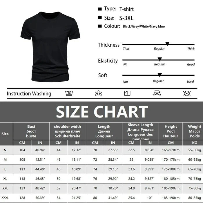 Mandotos Cotton T Shirts Pack Of Five Short Sleeve