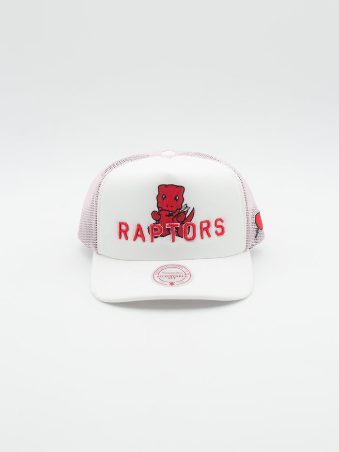 Much Love Toronto Raptors Trucker White/Pink