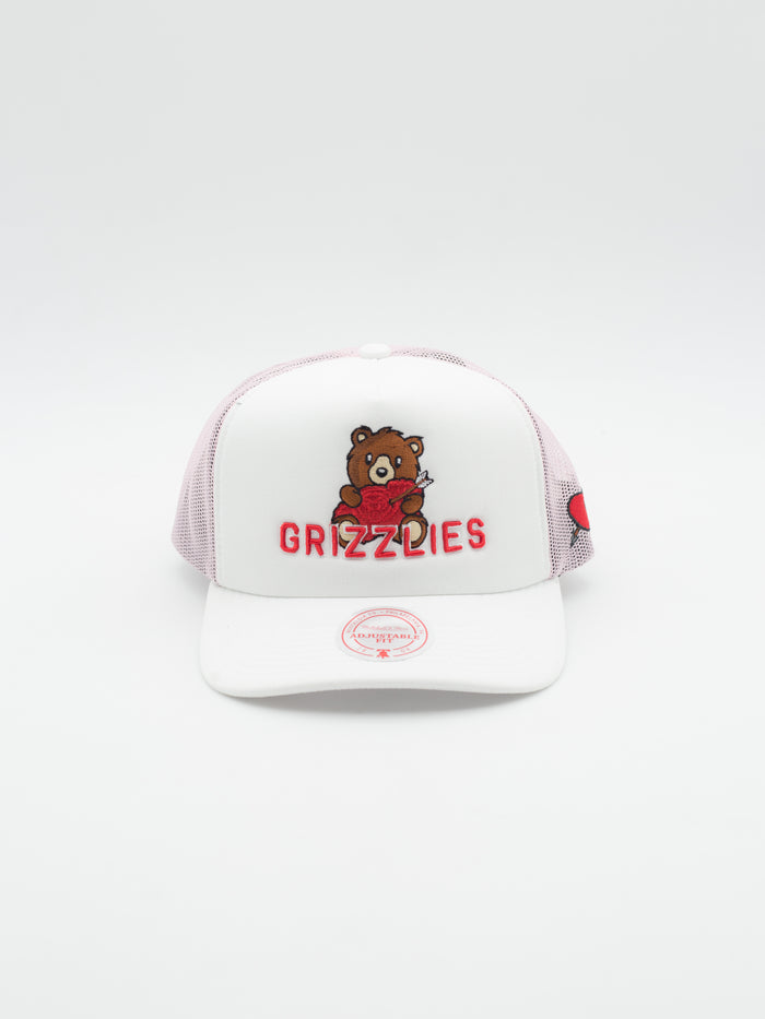 Much Love Vancouver Grizzlies Trucker White/Pink