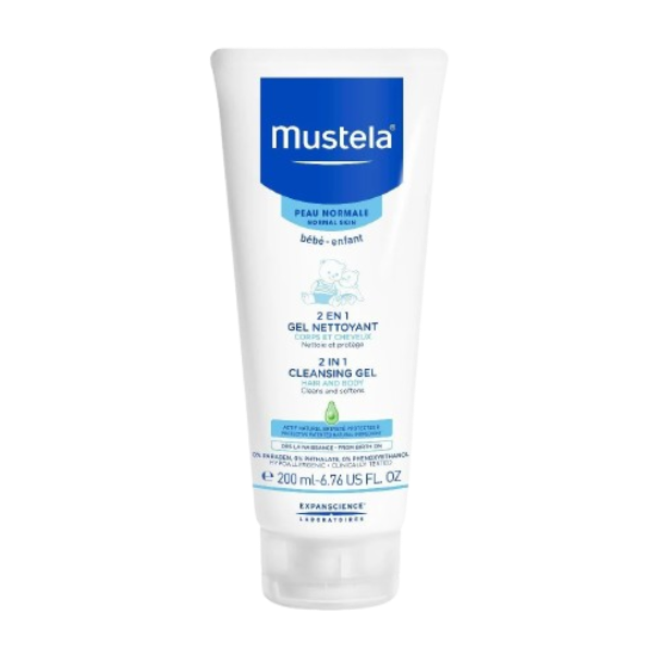 Mustela 2 in 1 Gentle Cleansing Gel Hair and Body 200Ml