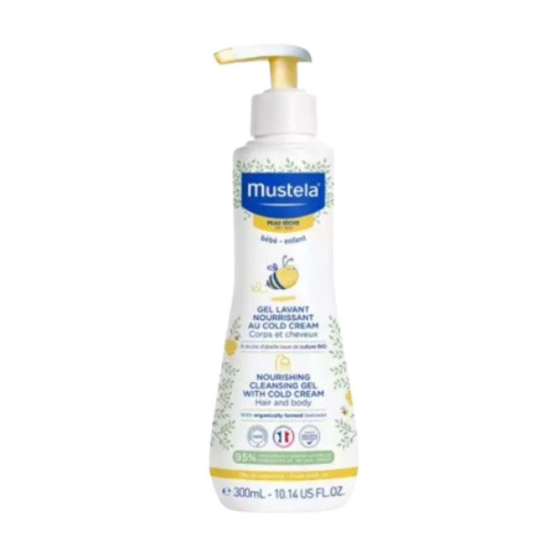 Mustela Baby Nourishing Cleansing Hair and Body Gel With Cold Cream 300Ml