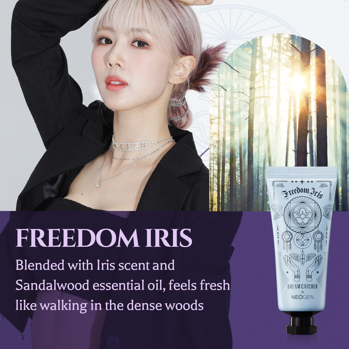 NEOGEN CATCH YOUR YOOHYEON FREEDOM IRIS PERFUME HAND CREAM كريم اليدين