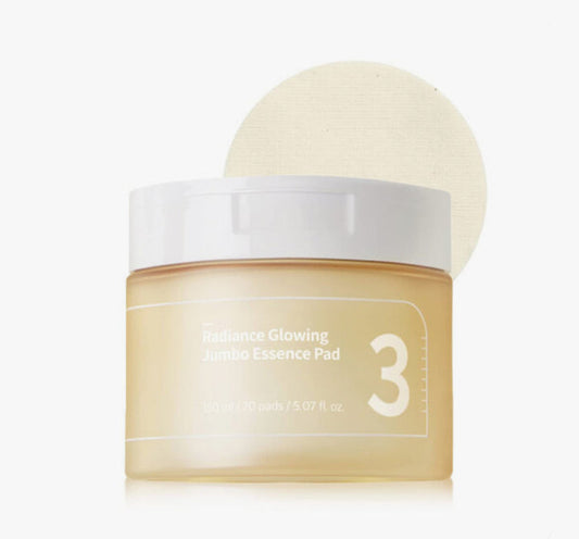 Numbuzin 3 Radiance Glowing Jumbo Essence Pad شرائح مستخلص للنضارة من نمبوزين