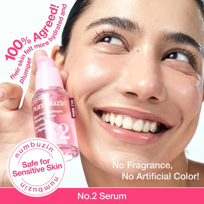 NUMBUZIN No.2 Rose PDRN Collagen Plumping Serum سيروم الكولاجين من نومبوزين