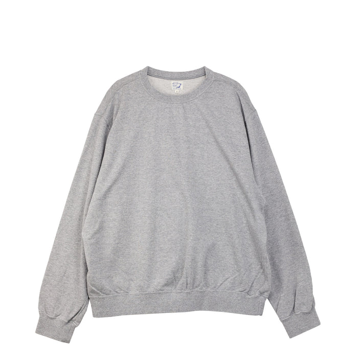 orSlow LIGHT WEIGHT FRENCH TERRY CREWNECK SWEATSHIRT, Heather Grey