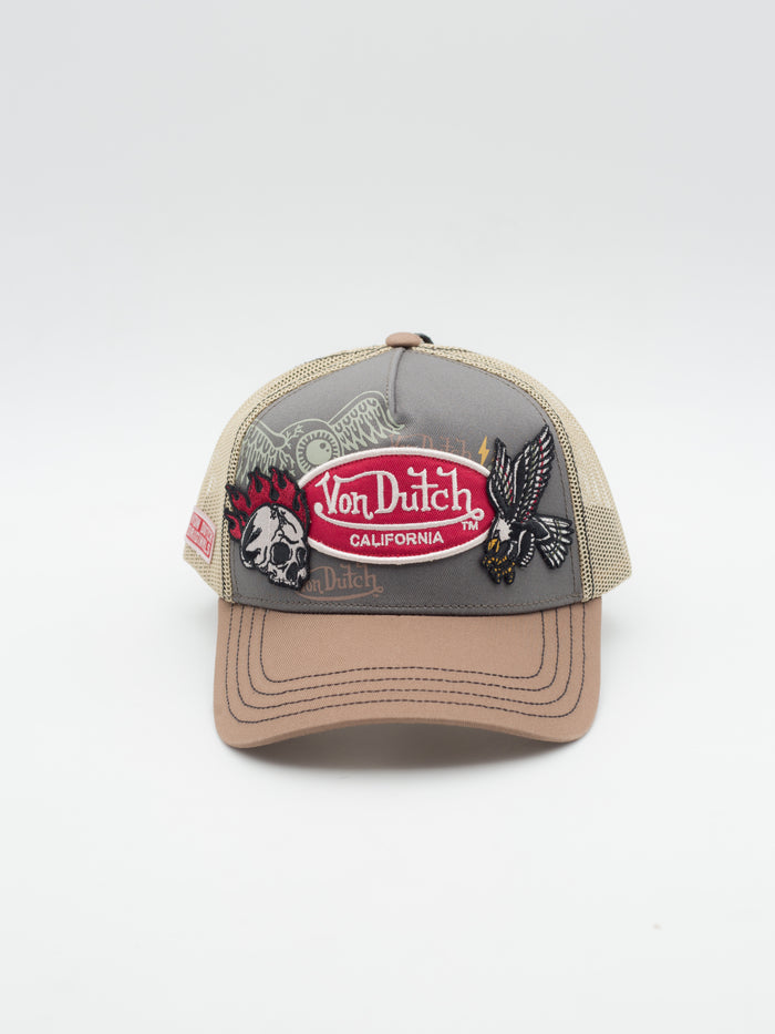 PATCHES/12 Trucker Beige/Brown