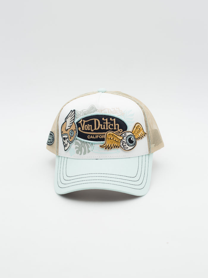 PATCHES/16 Trucker Blue/White