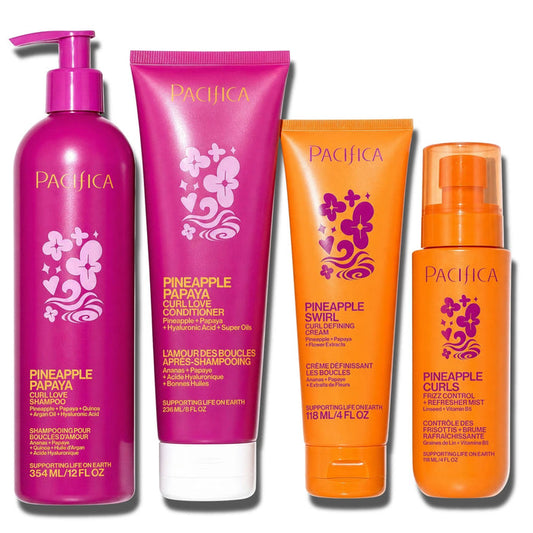 Pineapple Curls Curl Defining + Hydrating Hair Bundle - Pacifica